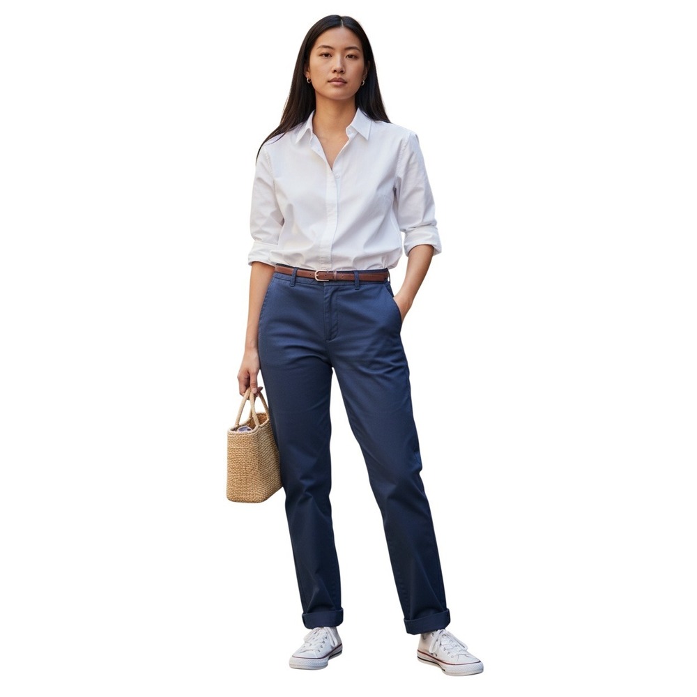 Theory Navy Blue Tailored Cuffed Trousers Pants Womens Size 2